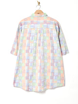 総柄 半袖シャツ