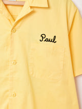 【4色展開】TEMPTATION チェーンステッチ オープンカラーシャツ