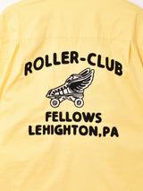 【4色展開】TEMPTATION チェーンステッチ オープンカラーシャツ