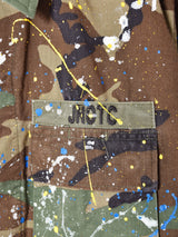 リメイク ペイントミリタリージャケット