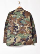 リメイク ペイントミリタリージャケット