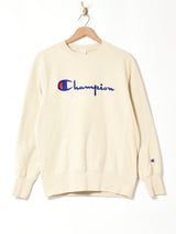 Champion ロゴ刺繍入り リバースウィーブ スウェットシャツ