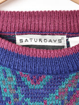 ペイズリー柄 セーター