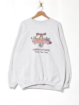 プリント スウェットシャツ