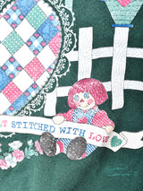 ハートプリント スウェットシャツ