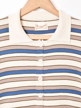 【2色展開】Elcaminoボーダーカーディガン