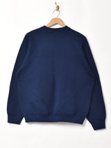 テディベア刺繍 スウェットシャツ