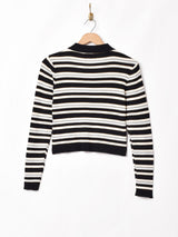 【2色展開】Elcaminoボーダーカーディガン