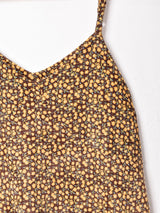 【3色展開】Elcaminoコーデュロイ キャミソールワンピース 花柄