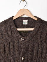 ウッドボタン チロル カーディガン