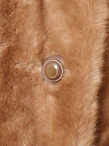 アメリカ製 フェイクファーコート