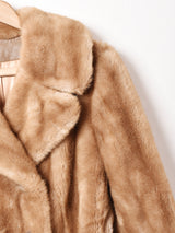 アメリカ製 フェイクファーコート