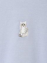 【2色展開】 ワンポイント キャット 刺繍 スウェットシャツ
