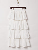 【7色展開】Meridian 4ラッフルスカート