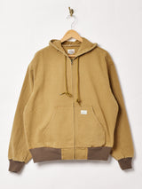 【3色展開】Backers ヘビーコットン ジップアップ パーカー