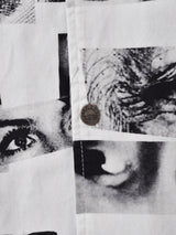 【2色展開】Backers JIMMY'Z 総柄 モノクロ フォトプリント ジャケット