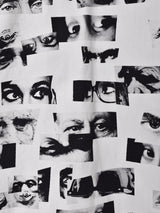 【2色展開】Backers JIMMY'Z 総柄 モノクロ フォトプリント ジャケット