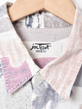 総柄 半袖シャツ