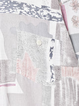 総柄 半袖シャツ