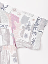 総柄 半袖シャツ