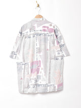 総柄 半袖シャツ