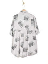 総柄半袖シャツ