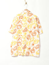 花柄 半袖シャツ