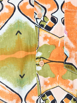 総柄 半袖シャツ