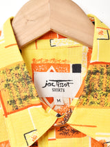 総柄 半袖シャツ