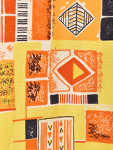 総柄 半袖シャツ