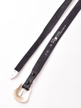 アメリカ製 刺繍 レザーベルト