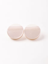 クリア サークルイヤリング