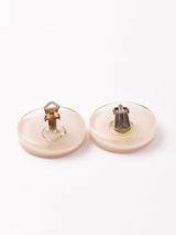 クリア サークルイヤリング