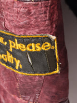 切り替えデザイン パッチ付き レザージャケット