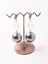 ビーズ ダングルイヤリング