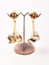 ゴールド ダングルイヤリング