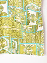 ポケット付き 総柄 半袖シャツ