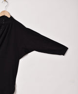 【2色展開】Emerald Motel スタンドカラー ギャザーブラウス