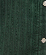 【2色展開】Emerald Motel ストライプ スタンドカラー ブラウス