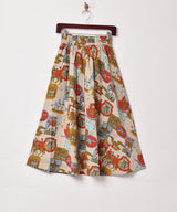 Emerald Motel 総柄 フレアスカート