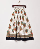 Emerald Motel ダマスク柄 フレアスカート