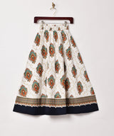 Emerald Motel ダマスク柄 フレアスカート