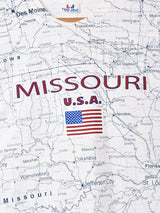 マップ 両面プリントTシャツ