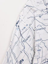 マップ 両面プリントTシャツ