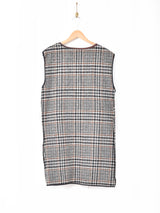 チェック柄 ライナーベスト