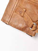 ダブルボタン レザージャケット