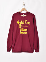 プリントロングスリーブTシャツ【KEY】