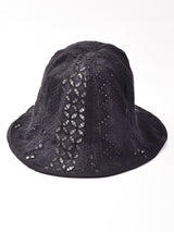 【2色展開】カットワーク チューリップハット