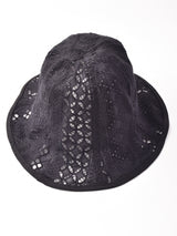 【2色展開】カットワーク チューリップハット