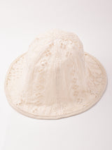 【2色展開】カットワーク チューリップハット